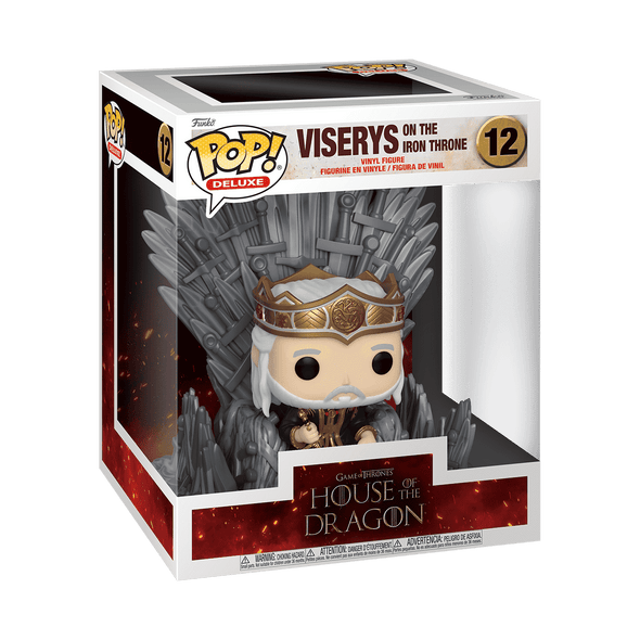 Game of Thrones: House of Dragon - Viserys on The Iron Throne Deluxe Pop! Vinyl Figure