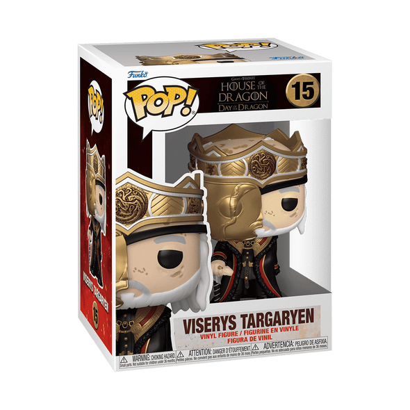 Game of Thrones: House Of The Dragon - Viserys Targaryen (Masked with Cane) Pop! Vinyl Figure