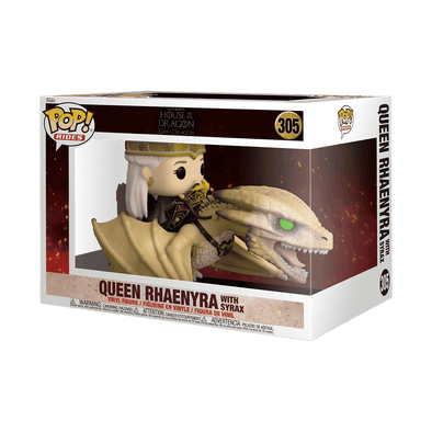 Game of Thrones: House Of Dragon - Queen Rhaenyra with Syrax Pop! Vinyl Ride
