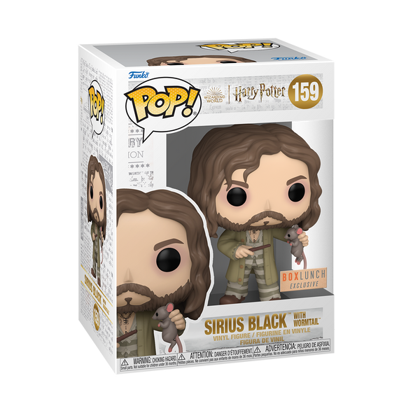 Harry Potter - Sirius Black with Wormtail Exclusive Pop Vinyl Figure