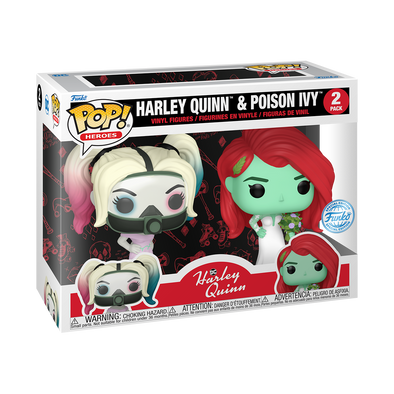 DC Harley Quinn Animated Series - Harley Quinn and Poison Ivy (Wedding Gowns) 2-Pack Exclusive Pop! Vinyl Figures