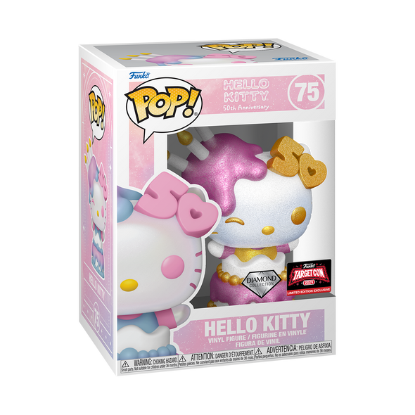 Hello Kitty 50th Anniversary - Hello Kitty (in Cake) Diamond Edition Exclusive Pop! Vinyl Figure