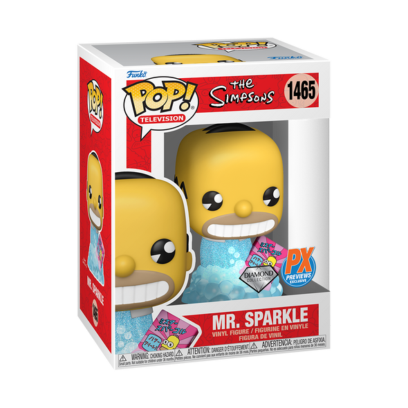 The Simpsons - Mr Sparkles Diamond Edition Exclusive Pop! Vinyl Figure