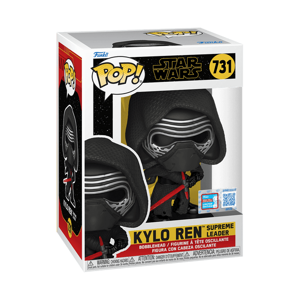 NYCC 2024 - Star Wars Kylo Ren (Supreme Leader /w Hood) Exclusive Pop! Vinyl Figure