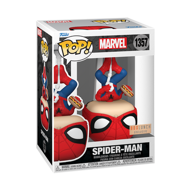 Marvel - Spider-Man (Upside-Down /w Hot Dog) Exclusive Pop! Vinyl Figure