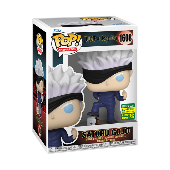 SDCC 2024 - Jujutsu Kaisen Satoru Gojo (/w Defeated Jogo) Exclusive Pop! Vinyl Figure