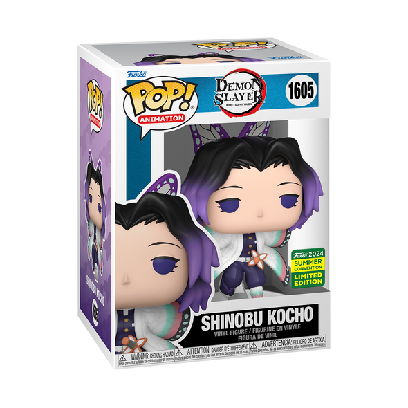 SDCC 2024 - Demon Slayer Shinobu Kocho (Running) Exclusive Pop! Vinyl Figure