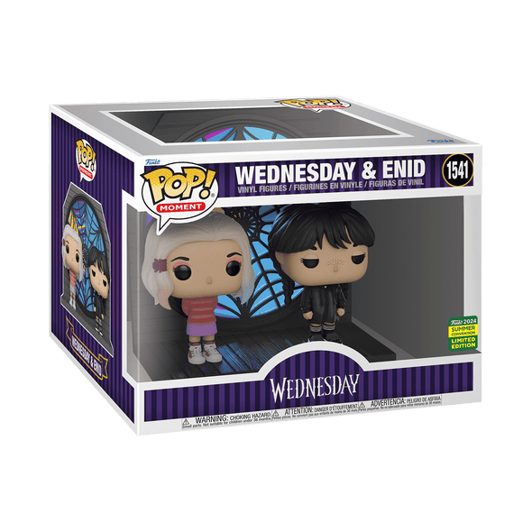 SDCC 2024 - Wednesday Series Wednesday Addams and Enid Sinclair Exclusive Pop! Vinyl Moment