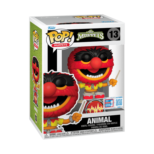 NYCC 2024 - The Muppets Animal (/w Drums) Exclusive Pop! Vinyl Figure