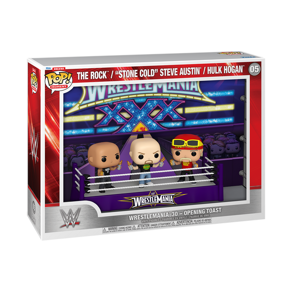 POP Moment - WWE WrestleMania XXX Opening Toast Deluxe Pop! Vinyl Figures