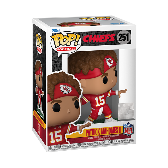 NFL - Chiefs Patrick Mahomes II (Red Headband & Home Jersey) Pop! Vinyl Figure