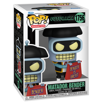 Futurama - Matador Bender Pop! Vinyl Figure