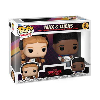 Stranger Things - Max & Lucas 2-Pack Pop! Vinyl Figures