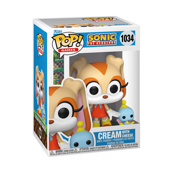 Sonic The Hedgehog - Cream with Cheese Pop! Vinyl Figure