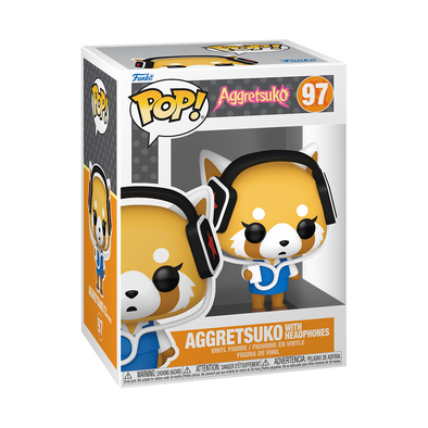 Aggretsuko - Aggretsuko w/ Headphones Pop! Vinyl Figure