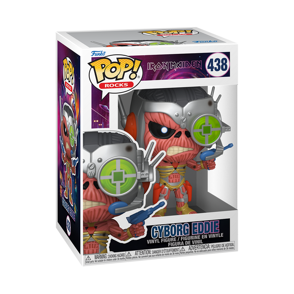 POP Rocks - Iron Maiden Cyborg Eddie POP! Vinyl Figure