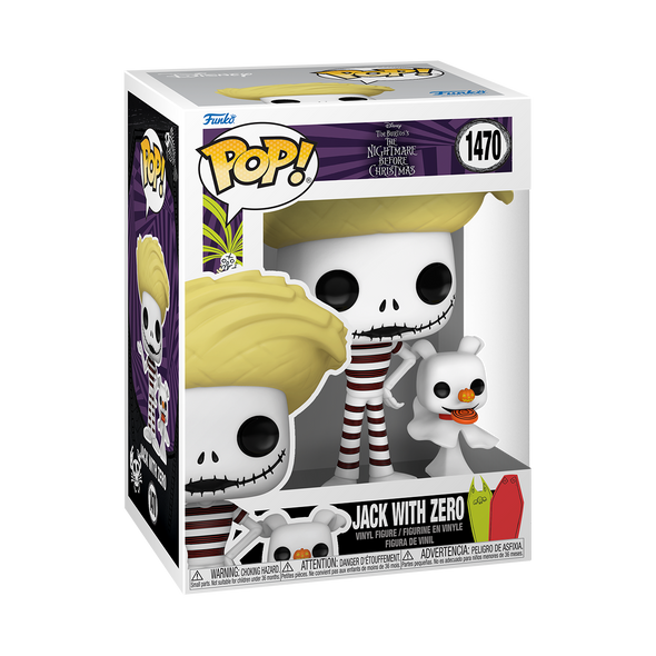 Nightmare Before Christmas - Jack with Zero At The Beach Pop! Vinyl Figure