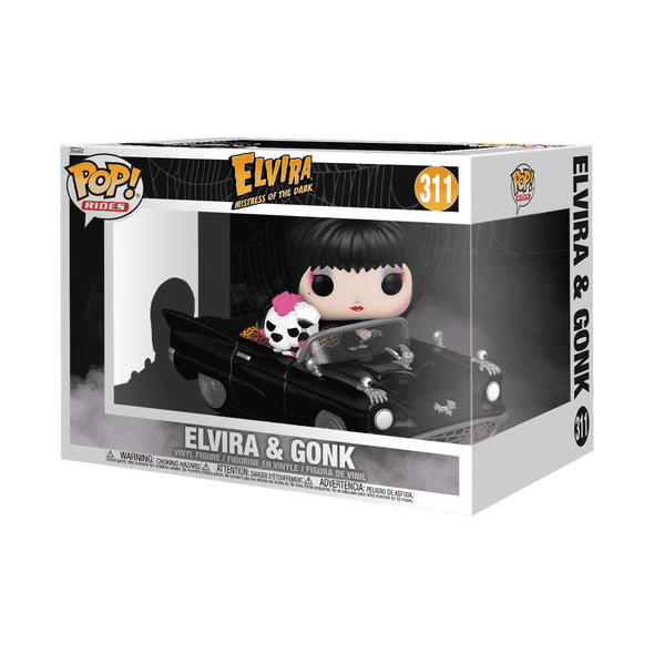 Elvira Mistress of the Dark- Elvira and Gonk in the Macabre Mobile Pop! Ride