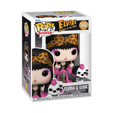 Elvira Mistress of the Dark - Elvira and Gonk Pop! Vinyl Figure