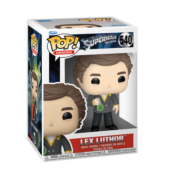 Superman: The Movie (1978) - Lex Luthor (/w Kryptonite Necklace) Pop! Vinyl Figure