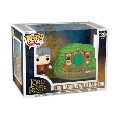 Pop Town -  Lord of the Rings Bilbo Baggins with Bag-End Pop! Vinyl