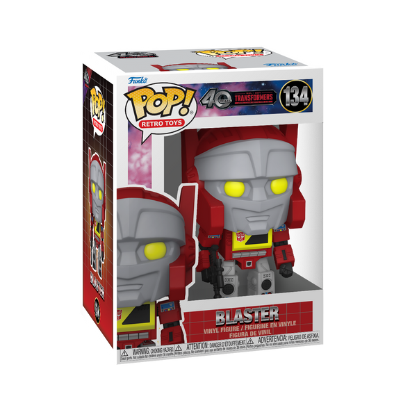 POP Retro Toys - The Transformers 40th Anniversary G1 Blaster POP! Vinyl Figure