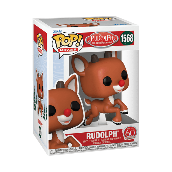 Rudolph The Red Nosed Reindeer 60th Anniversary - Rudolph (Flying) Pop! Vinyl Figure