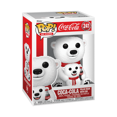 POP Ad Icons - Coca-Cola Polar Bear /w Cub Pop! Vinyl Figure