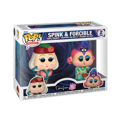 Coraline 15th Anniversary - Spink & Forcible 2-Pack Pop Vinyl Figures