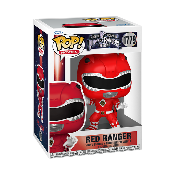 Mighty Morphin Power Rangers: The Movie (1995) - Red Ranger Pop Vinyl Figure