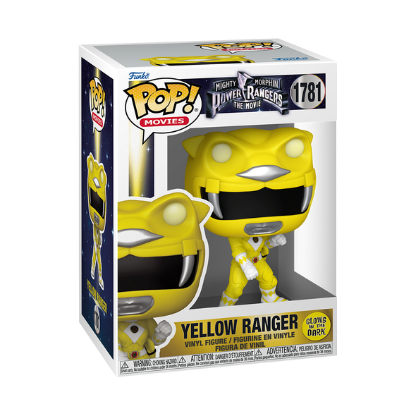 Mighty Morphin Power Rangers: The Movie (1995) - Yellow Ranger Glow-In-The-Dark Pop Vinyl Figure