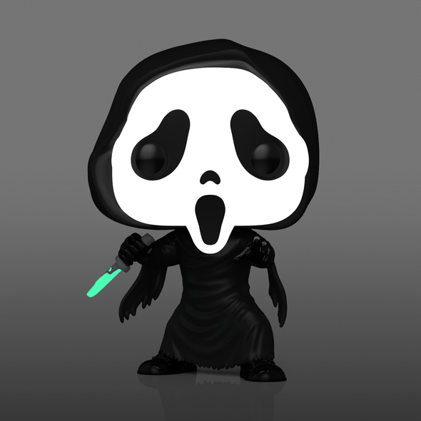 Scream - Ghost Face (/w Bloody Knife) Glow-In-The-Dark Exclusive Pop! Vinyl Figure