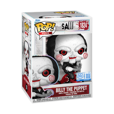 Pop Plus - Saw Billy The Puppet (On Bike) Exclusive Pop! Vinyl Figure