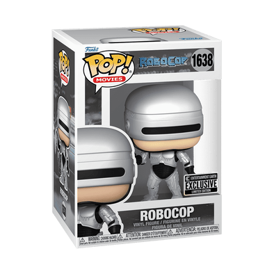 RoboCop  - RoboCop (Metallic /w Helmet) Exclusive POP! Vinyl Figure