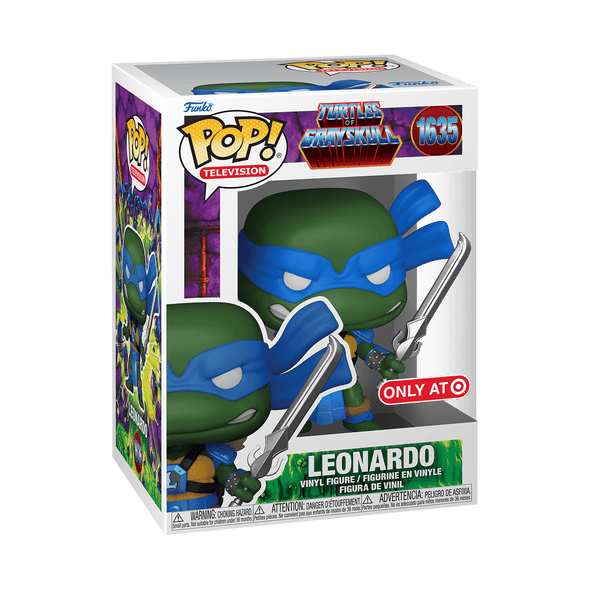 MOTU x TMNT - Turtles Of Grayskull Leonardo Exclusive Pop! Vinyl Figure