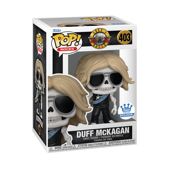 POP Rocks - Guns 'N Roses Duff McKagan (Skeleton) Exclusive POP! Vinyl Figure