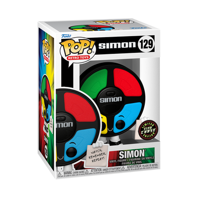 POP Retro Toys - Simon (The Game) Glow-In-The-Dark Chase Pop! Vinyl Figure