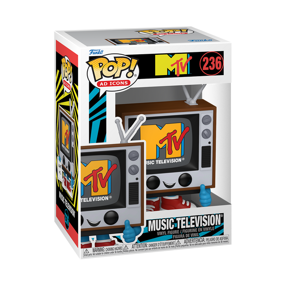 POP Ad Icons - Music Television (MTV) Box Pop! Vinyl Figure