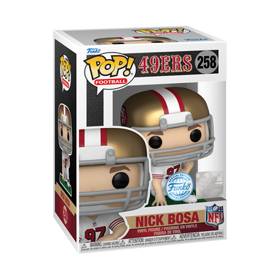 NFL - 49ers Nick Bosa (Away Jersey) Exclusive Pop! Vinyl Figure