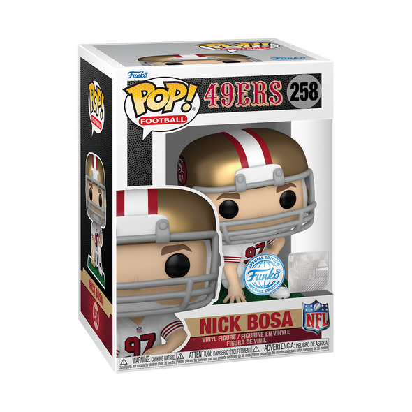 NFL - 49ers Nick Bosa (Away Jersey) Exclusive Pop! Vinyl Figure