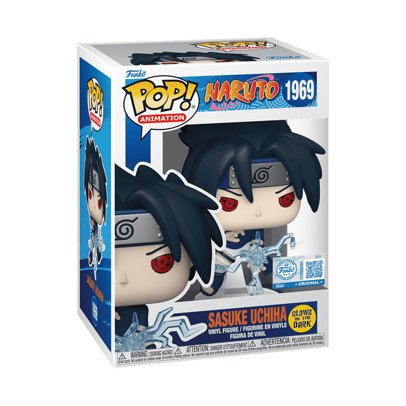 Naruto (Classic) - Sasuke Uchiha Weilding Chidori Glow-In-The-Dark Exclusive POP! Vinyl Figure