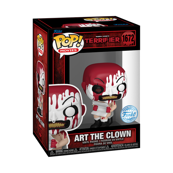 Terrifier - Art The Clown (Bloody Seated) Exclusive Pop! Vinyl Figure