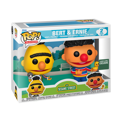 Sesame Street - Bert & Ernie Exclusive 2-Pack Pop! Vinyl Figures