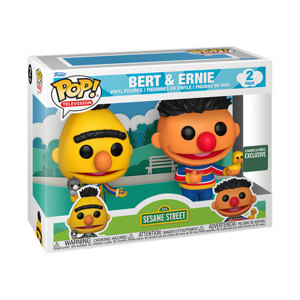Sesame Street - Bert & Ernie Exclusive 2-Pack Pop! Vinyl Figures