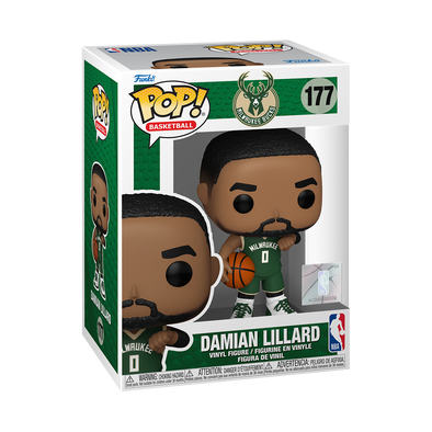 NBA - Bucks Damian Lillard Pop! Vinyl Figure