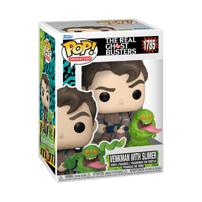 The Real Ghostbusters - Venkman with Slimer Pop! Vinyl Figure