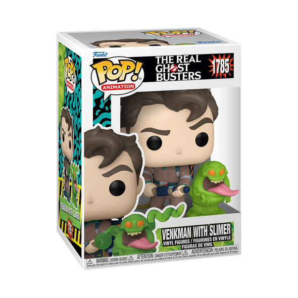 The Real Ghostbusters - Venkman with Slimer Pop! Vinyl Figure