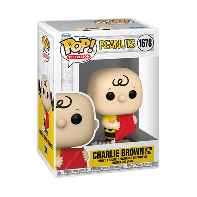Peanuts - Charlie Brown (/w Kite) Pop! Vinyl Figure