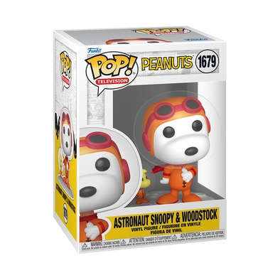 Peanuts - Astronaut Snoopy & Woodstock Pop! Vinyl Figure