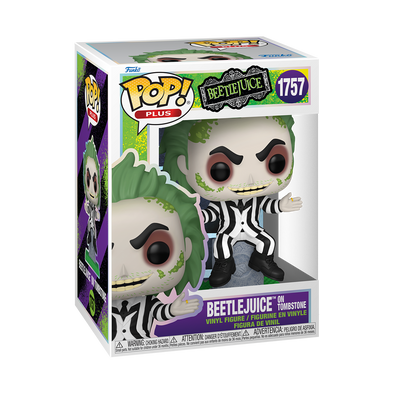 POP Plus Movies - Beetlejuice (on Tombstone) POP! Vinyl Figure